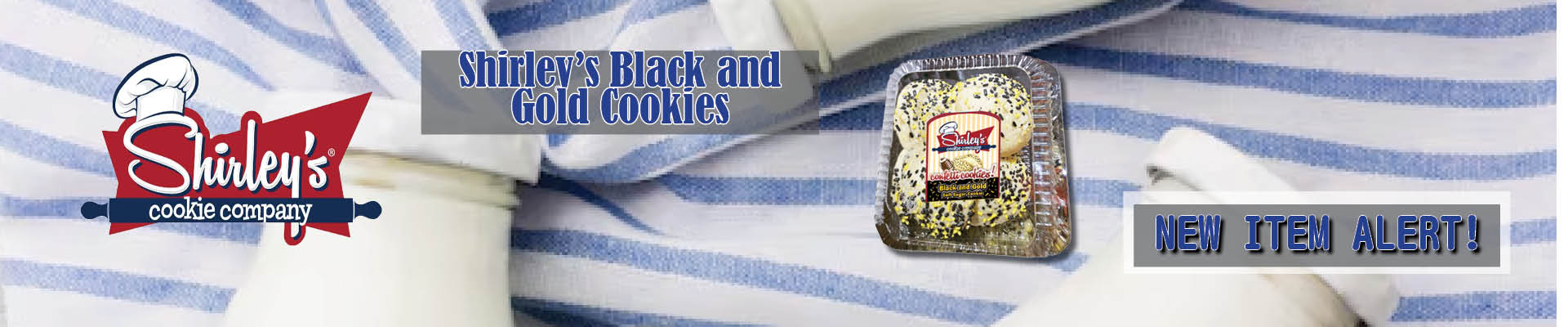 Shirleys Black And Gold Cookies Bar 9 20 BAR